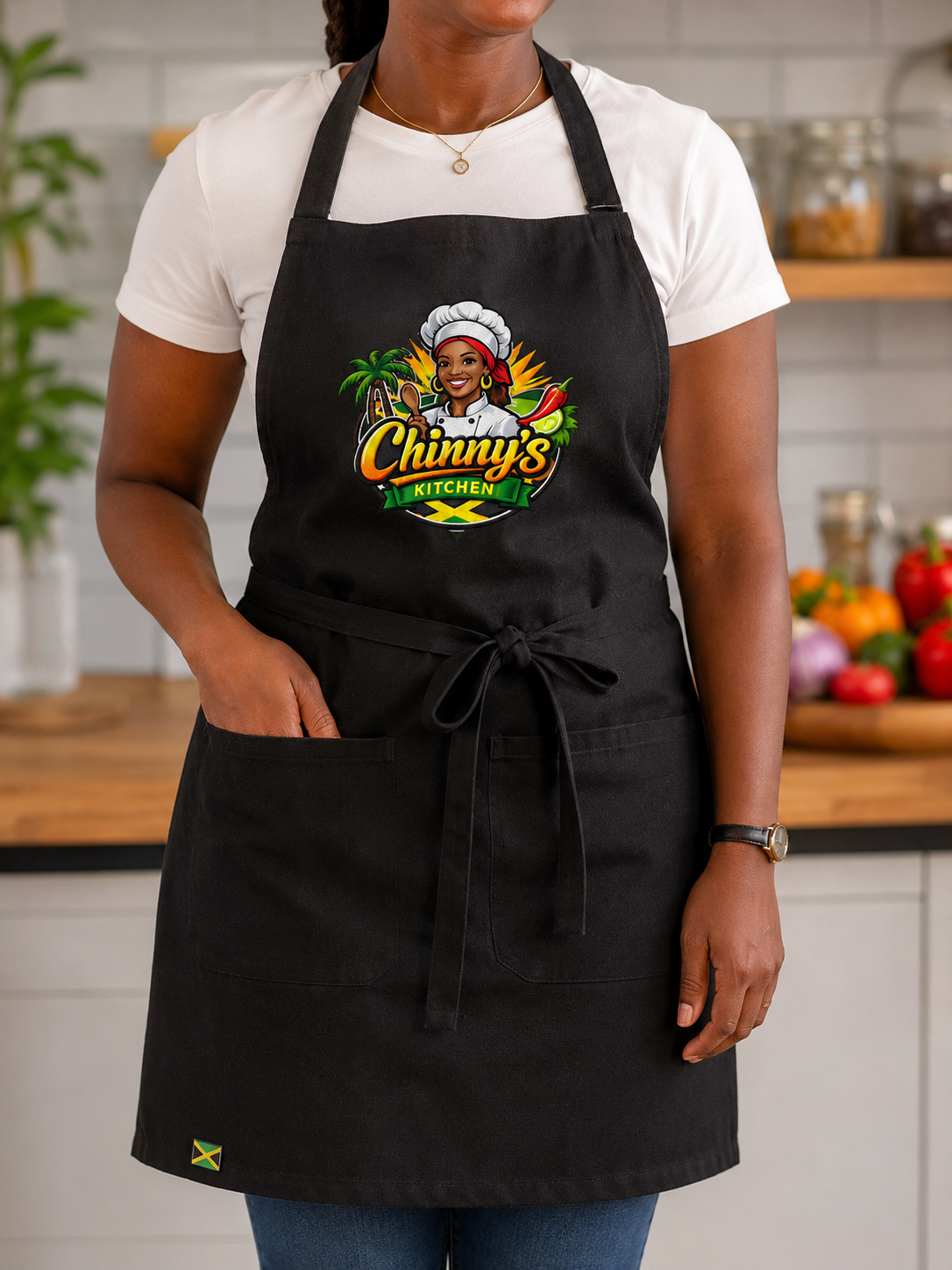 Chinny's Kitchen Signature Chef Apron