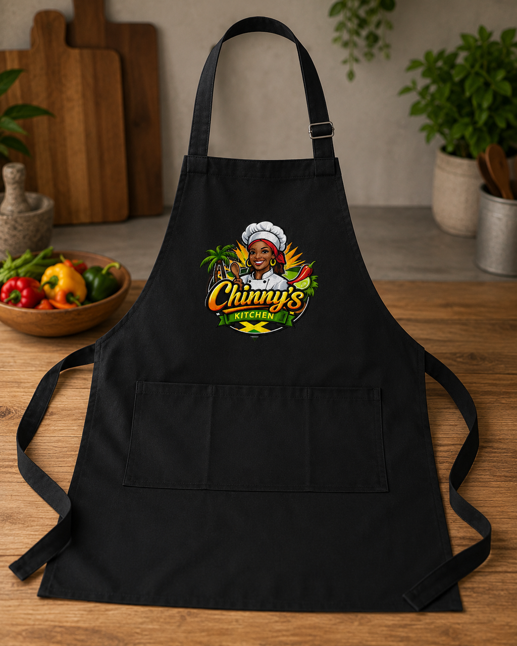 Chinny's Kitchen Signature Chef Apron
