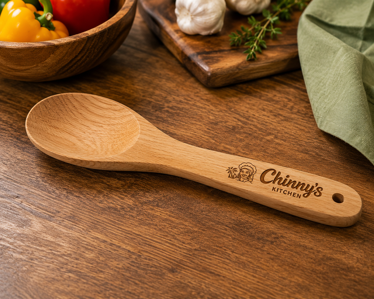 Chinny's Kitchen Engraved Wooden Spoon